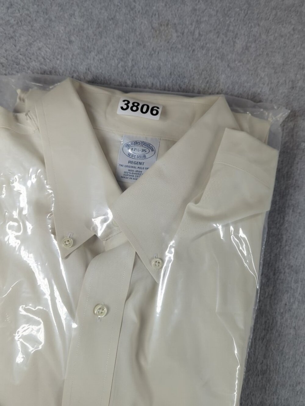 Brooks Brothers Regent Shirt Men's 17.5-35 Long Sleeve Dress Button Down - Picture 7 of 7